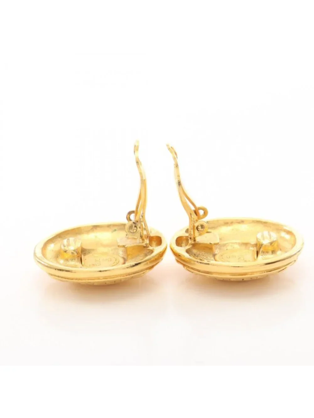 Chanel Earrings CC Logo Round